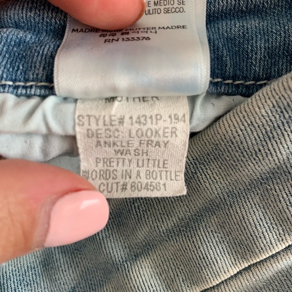 Mother Looker Ankle Fray Denim Jean - Picture 10 of 10